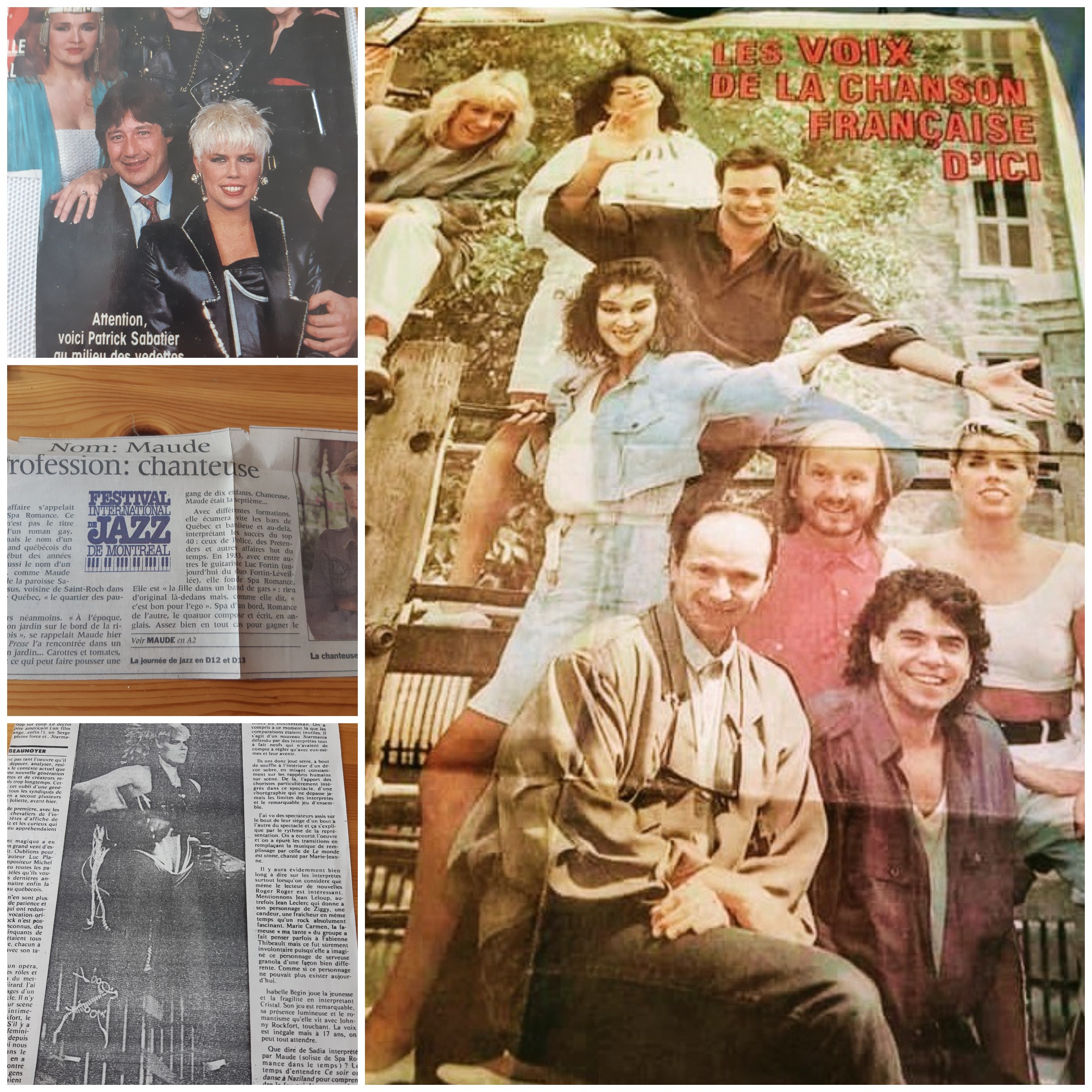 Maude avec Céline Dion